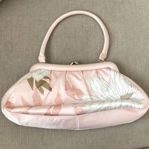Silk clutch with small mirror